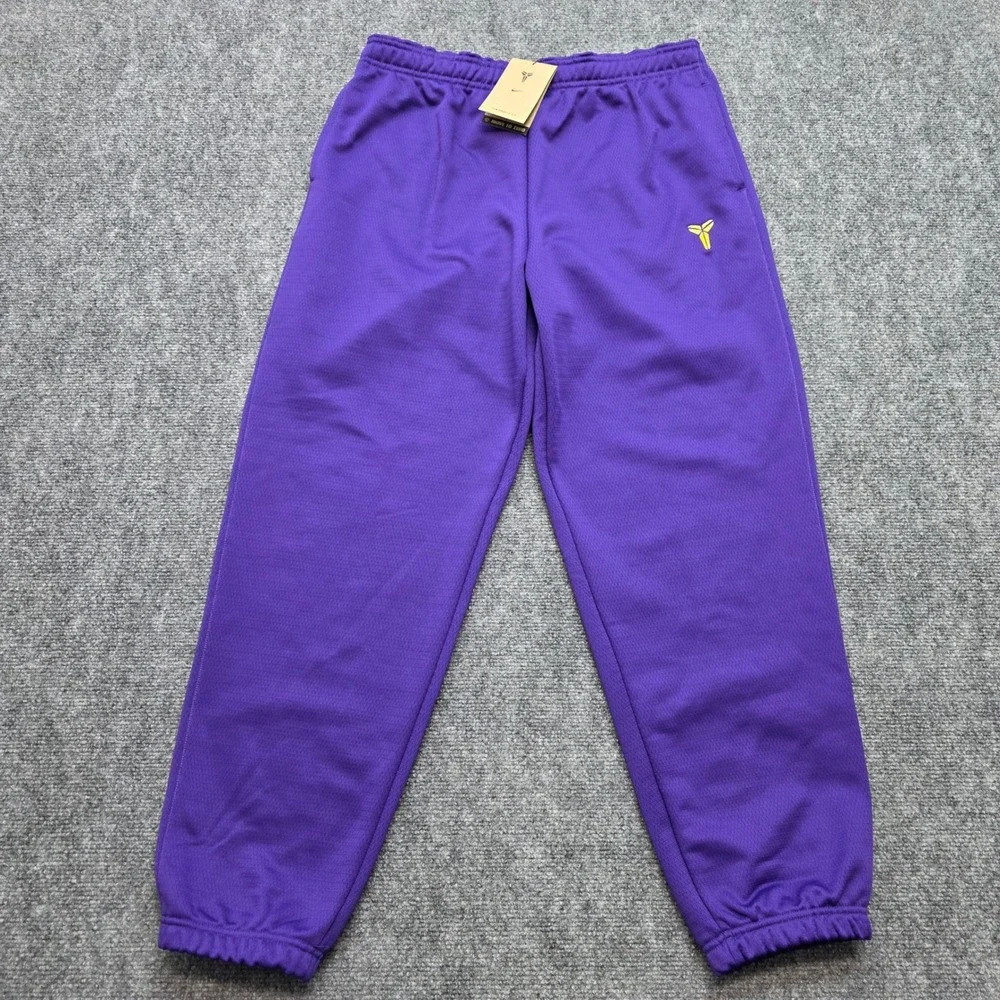 Nike Kobe Bryant Mamba Therma-FIT Basketball SweatPants Purple HJ8113-547 Sz XL